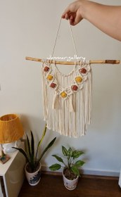 تصویر دیوارکوب مکرومه macrame wallhanging