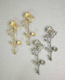 تصویر دسته سینی گل دار 