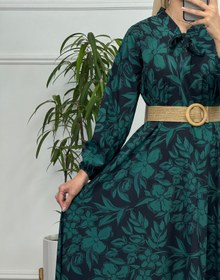 تصویر پیراهن کلوش برگ 