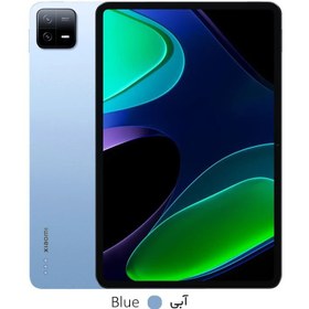 تصویر تبلت شیائومی مدل Pad 6 ظرفیت 256 گیگابایت رم 8 گیگابایت آبی تبلت 256GB 2G,3G,4G/ LTE,WiFi,بلوتوث 8GB 11 ابی شیائومی - xiaomi مدل تبلت شیائومی مدل Pad 6 ظرفیت 256 گیگابایت رم 8 گیگابایت آبی