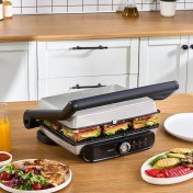 تصویر گریل و ساندویچ ساز برند Karaca ترکیه مدل Gastro Grill Pro - مِلبِری Karaca Gastro Grill Pro 2400W Grill and Sandwich Maker with 6-Slice Capacity