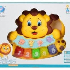 تصویر پيانو حيوانات متوسط طرح شير JIALEGU TOYS - زرد 4951342290-02