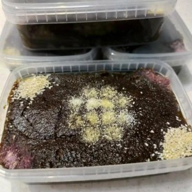 تصویر حلوا سیاه اردبیل | حلوا سیاه مخصوص با روغن 