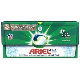 تصویر قرص ماشین لباسشویی ایتالیایی آریل ARIEL - All In One بسته 25 عددی 