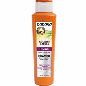 تصویر شامپو موی فر حاوی کراتین و روغن آرگان باباریا BABARIA CURLY HAIR KERATIN ARGAN SHAMPOO