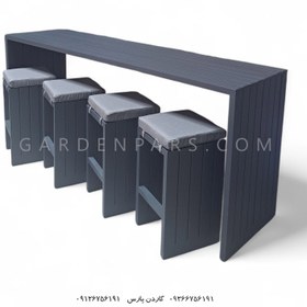 تصویر میز و صندلی بار 