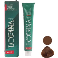 تصویر رنگ موی لوپینا قهوه ای توتونی روشن 6.05 Lupina's hair color light tobacco brown 6.05