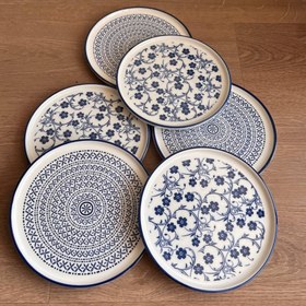 تصویر ست دنی هوم گل آبی 