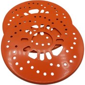 تصویر صفحه پشت رینگ خودرو رنگ نارنجی (بسته 2 عددی) 