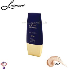 تصویر کرم پودر تیوپی SPF30 لوسمنت حاوی روغن آرگان و آلوئه ورا شماره L223 