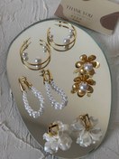 تصویر گوشواره مروارید Earrings