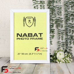 تصویر قاب عکس سایز ۳۰ در ۲۱ کد ۲۱۵ سفید 
