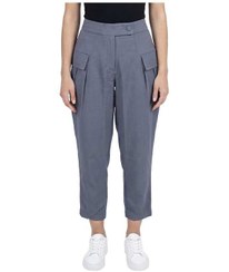 تصویر شلوار پارچه ای زنانه خمره ای طوسی ریس Rees کد 1036000-10 