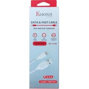 تصویر کابل تبدیل USB به Lightning خنجی مدل KH-C104 - گارانتی 3 ماهه USB to Lightning - Khonji - Kh-C104