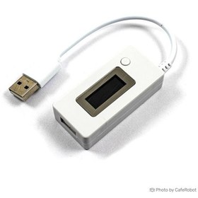 تصویر ماژول نمایشگر ولتاژ ، جریان و میزان شارژ انجام شده USB و میکرو USB 