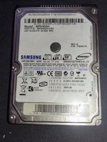 تصویر هارد لپ تاپ استوک Samsung SpinPoint هارد ۴۰ گیگ 40GB IDE 2.5 اینچ مناسب دستگاه صنعتی و تعمیرات تست کامل مهلت تست ۷ روزه سلامت ۱۰۰٪ | آران پی سی 