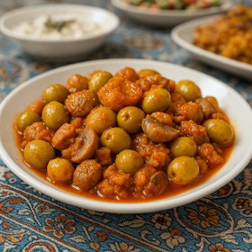 تصویر ترشی زیتون قارچ و انبه ۱ کیلوگرم 