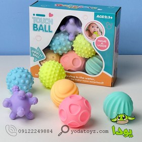 تصویر توپ حسی نوزادی 6 تکه کد 55-916 