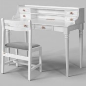 تصویر میز تحریر کلاسیک دخترانه افرا از MDF 