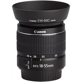 تصویر هود لنز کانن EF-S 18-55mm III مدل Canon EW-60C 