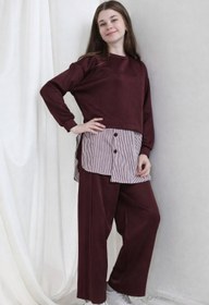 تصویر ست بلوز و شلوار Gulucuk 