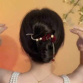 تصویر گیره چفتی گل رز 