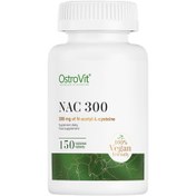 تصویر ان-استیل-ال-سیستئین استرویت 300 میلی گرم 150 عدد OstroVit NAC VEGE 