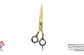 تصویر قیچی آرایشگری رزونال مدل E-2 سایز ۶ اینچ طلایی 