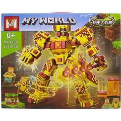 تصویر لگو ماینکرافت مدل MG1258 با ۴۳۷ تکه 