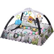 تصویر تشک بازی 18 توپ کیکابو Kikkaboo مدل Jungle 