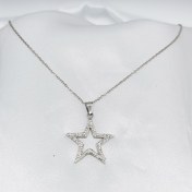 تصویر گردنبند ستاره ای برند Stainless Steel کد 2017 