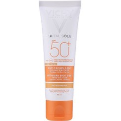 تصویر کرم ضد آفتاب رنگی ویشی مدل ANTI DARK SPOT SPF50 حجم ۵۰ میلی لیتر 