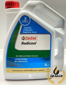 تصویر ضدیخ RADICOOL ANTIIZ 3LT BLUE 2022 تولید کاسترول اورجینال Castrol 