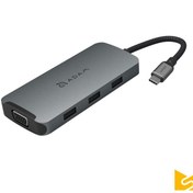 تصویر هاب Type C آدام المنتس مدل CASA Hub A08 دارای 7 پورت ADAM elements CASA Hub A08 USB-C 3.1 8-in-1 Port Hub