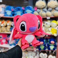 تصویر عروسک استیچ خانوم سرخابی کد 05 