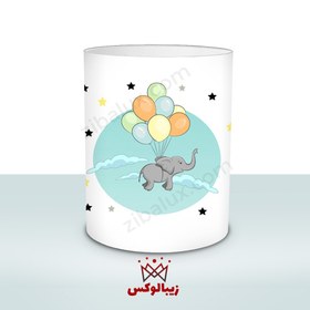 تصویر سبد اسباب بازی و سبد لباسی کودک پسرانه فیل بادکنکی 