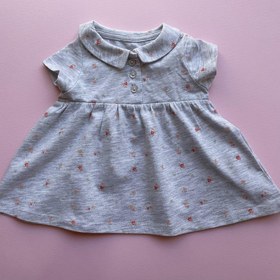 تصویر پیراهن نوزادی دخترانه کیابی XY093 floral dress for newborns