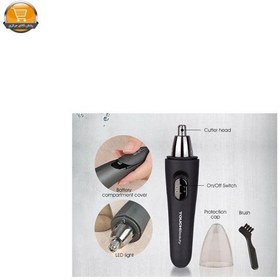 تصویر موزن گوش و بینی تاچ بیوتی مدل TB-0959 TOUCH BEAUTY LED ELECTRIC NOSE HAIR TRIMMER TB-0959