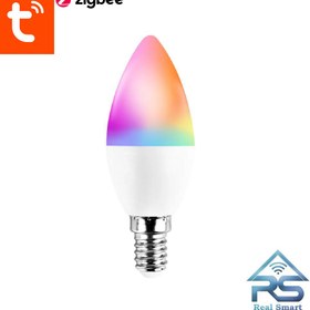 تصویر لامپ هوشمند RGB تویا با سرپیچ E14 