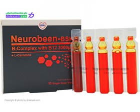 تصویر ویال خوراکی نوروبین 3000 میکروگرم بی اس کی BSK Neurobeen 3000mcg Oral Vial