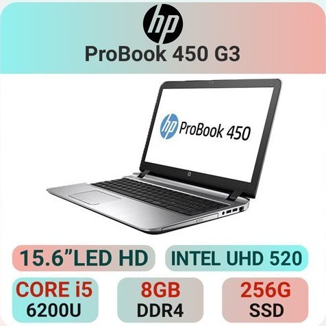 خرید و قیمت لپ تاپ اچ پی HP ProBook 450 G3 i5 6th ا استوک-i7  6th/8/256/intel | ترب