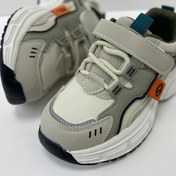 تصویر کتونی بچگانه اسپرت مدل Happy BB (چسبی) 3302 - یاسی بنفش صورتی. / 32 