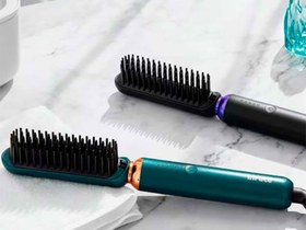 تصویر برس حرارتی، فر و صاف کننده مو شیائومی Xiaomi Inface ION Hairbrush ZH-10D 