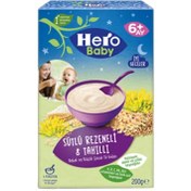 تصویر غذای کمکی کودک ارگانیک هرو بیبی هشت غله شیر و رازیانه 200 گرم Hero Baby organic 8-grain milk and fennel cereal 200gr