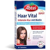 تصویر قرص هیر ویتال با بیوتن 30 عددی برند آبتی آلمان Hair Vital and biotin abtei germany