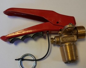 تصویر شیر کپسول آتش نشانی پایه بلند Fire extinguisher valve