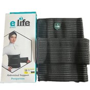 تصویر شکم بند بعد از جراحی با کش دوبل الایف 576 elife abdominal support postpartum 576