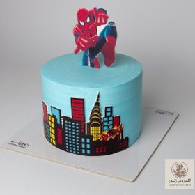 تصویر کیک اسپایدر من | کد: ZNB-13RU 