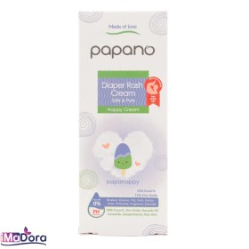 تصویر کرم سوختگی پای کودک پاپانو 75 میلی لیتر Papano Diaper Rush Cream 75 ml