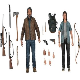 تصویر اکشن فیگور جوئل و الی NECA The Last of Us Part 2 Joel and Ellie 2 pack NECA The Last of Us Part 2 Joel and Ellie 2 pack